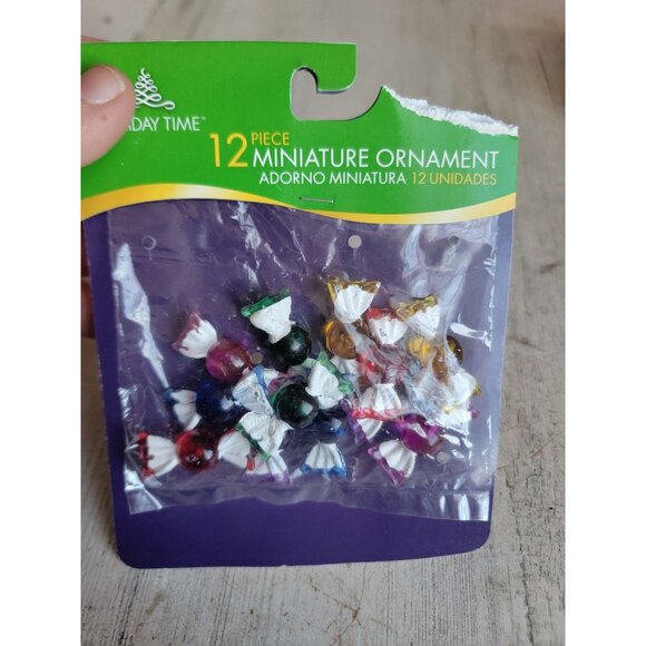 Holiday time candy piece village accessory Xmas set decor home - Picture 6 of 6